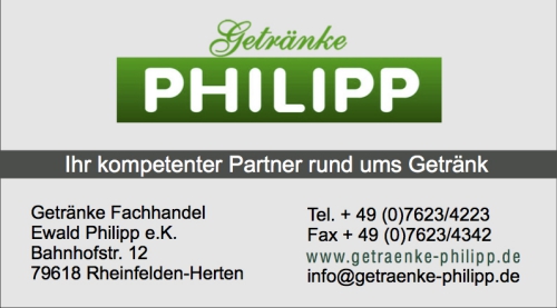 Getränke Philipp Programmheft